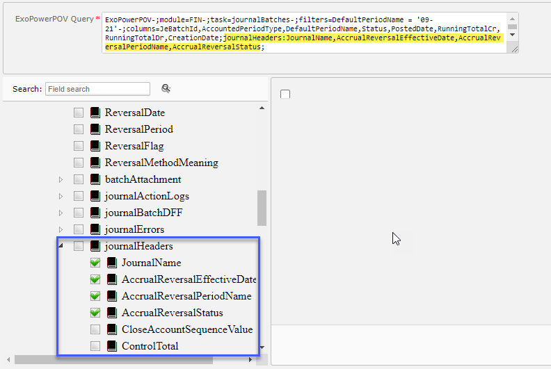 POV String and Query Builder Documentation Oracle Cloud ERP Modules